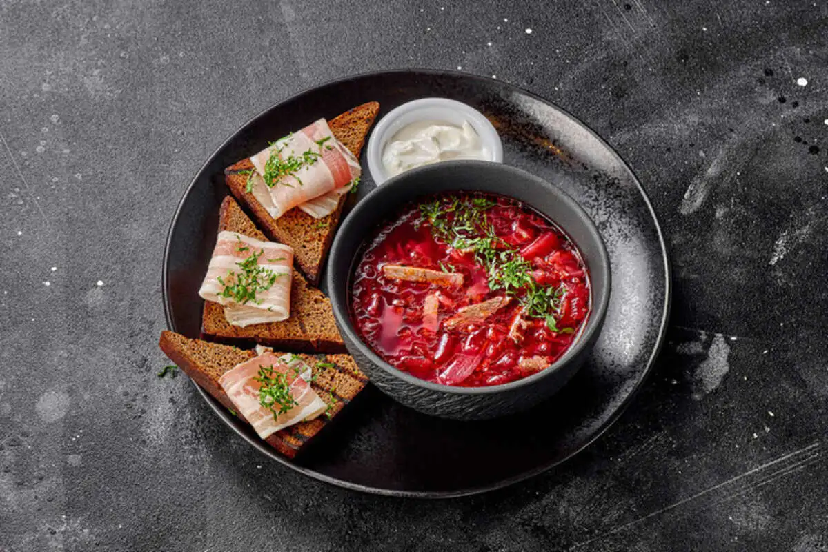 Борщ с говядиной