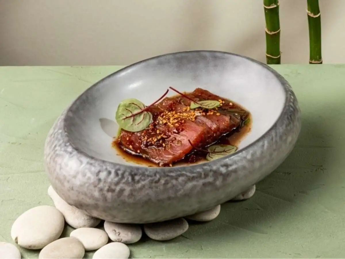 Татаки из тунца и соус понзу