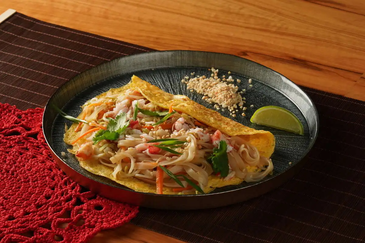 Пад Тай с крабом