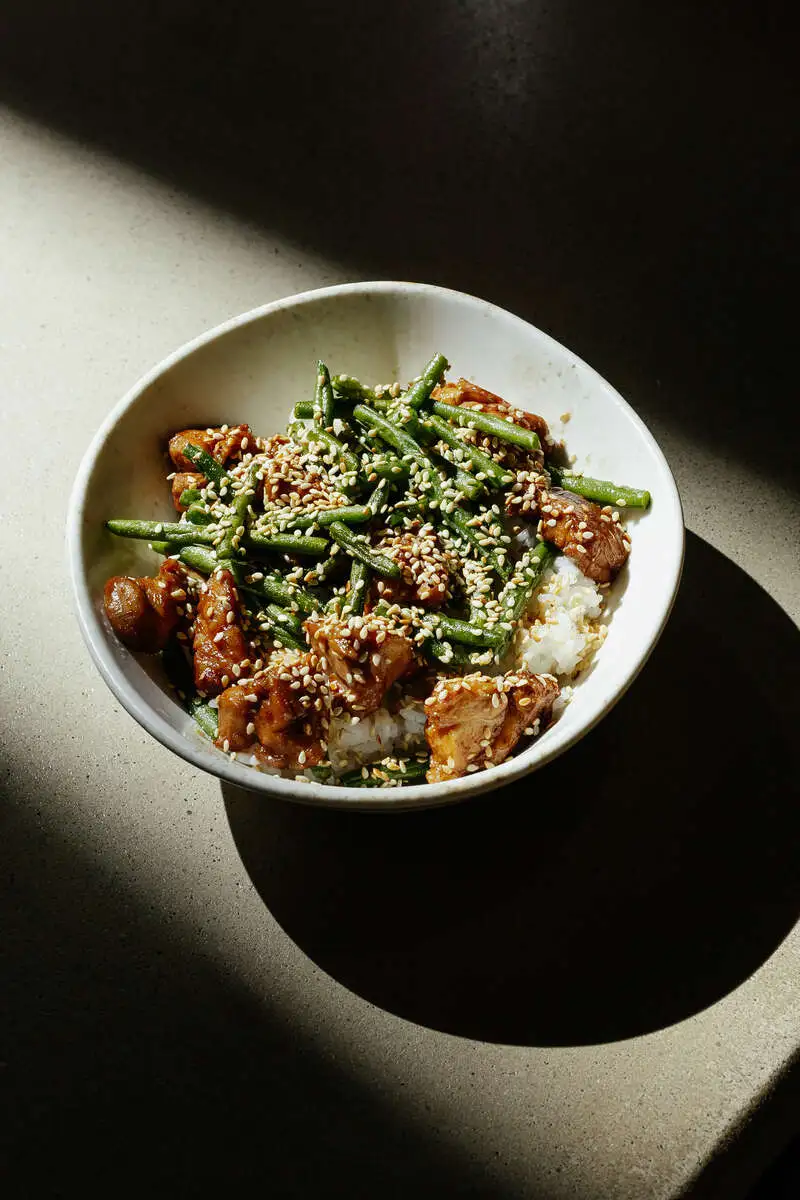 Курица в соусе Терияки с рисом