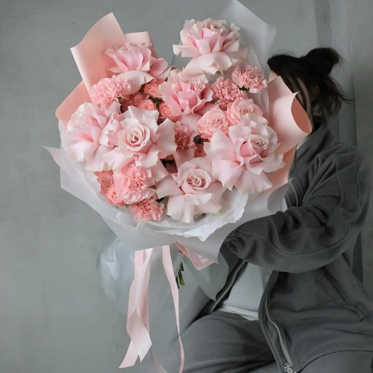 Розовое игристое размер макси