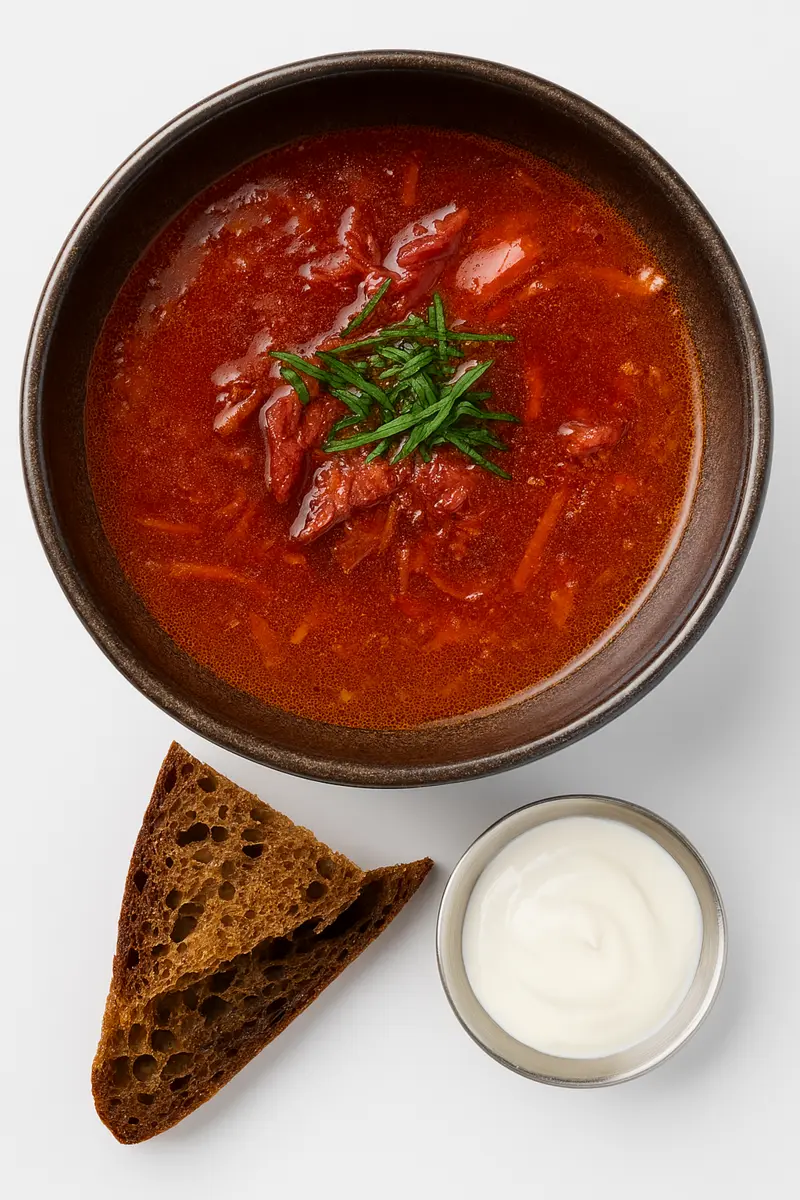 Борщ с говядиной