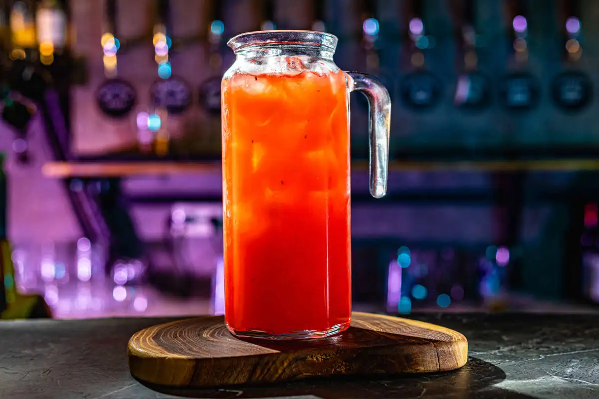 Лимонад маракуйя-малина (большой)