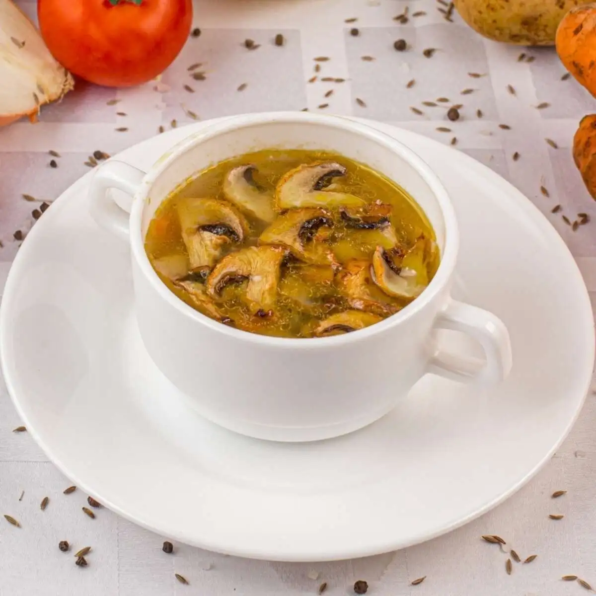 Суп грибной