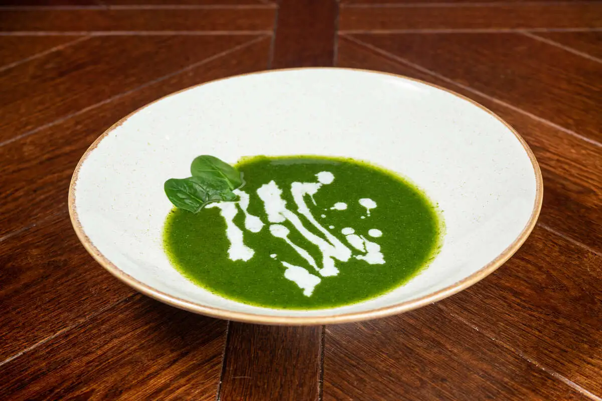 Крем-суп из шпината 