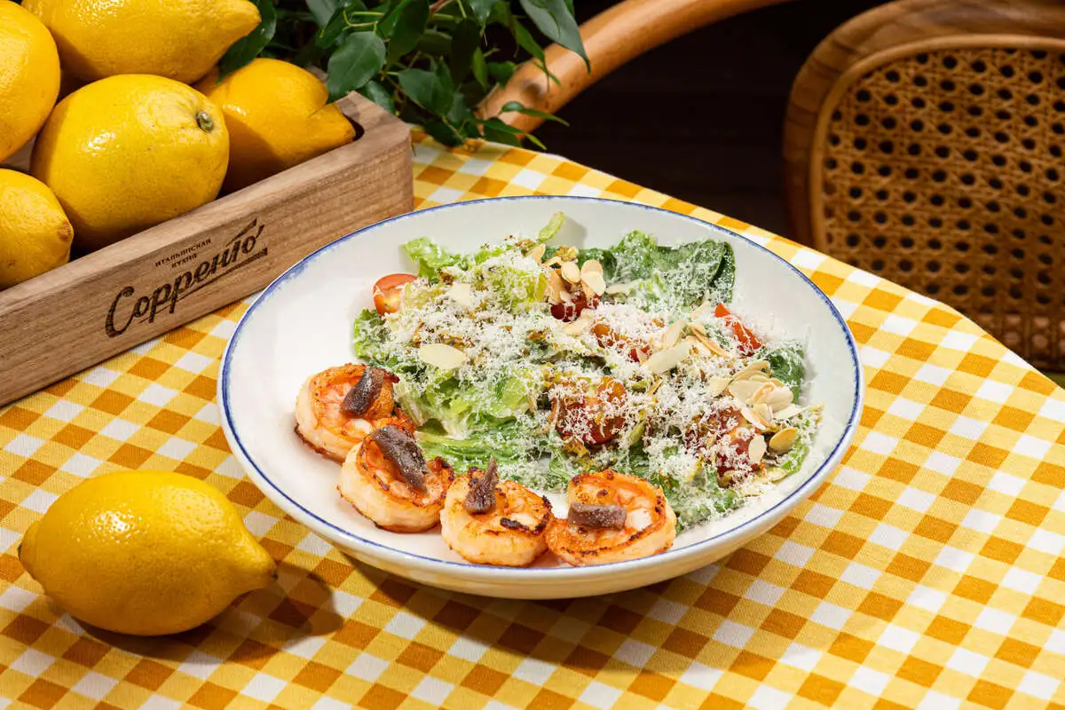 Романо с креветками