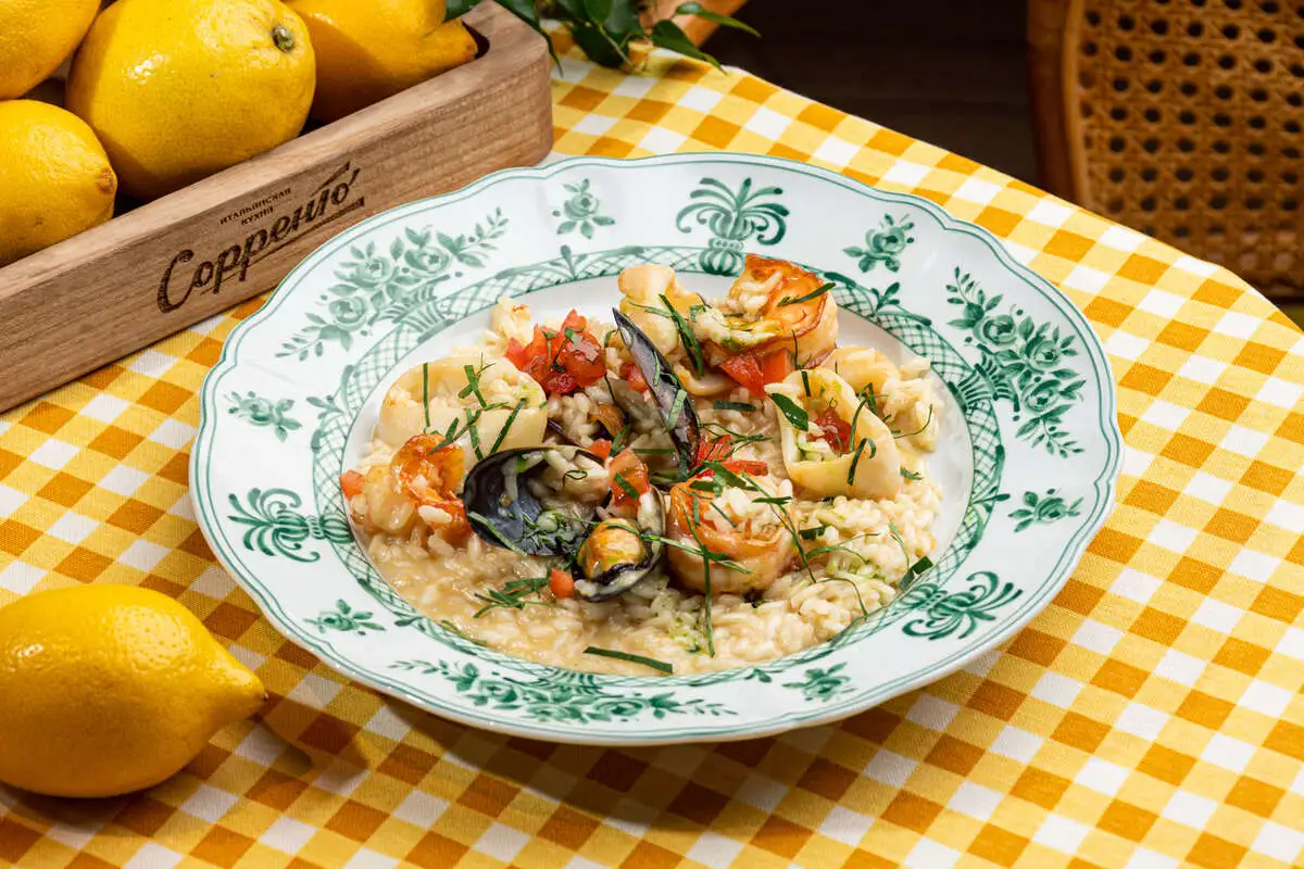 Ризотто с морепродуктами