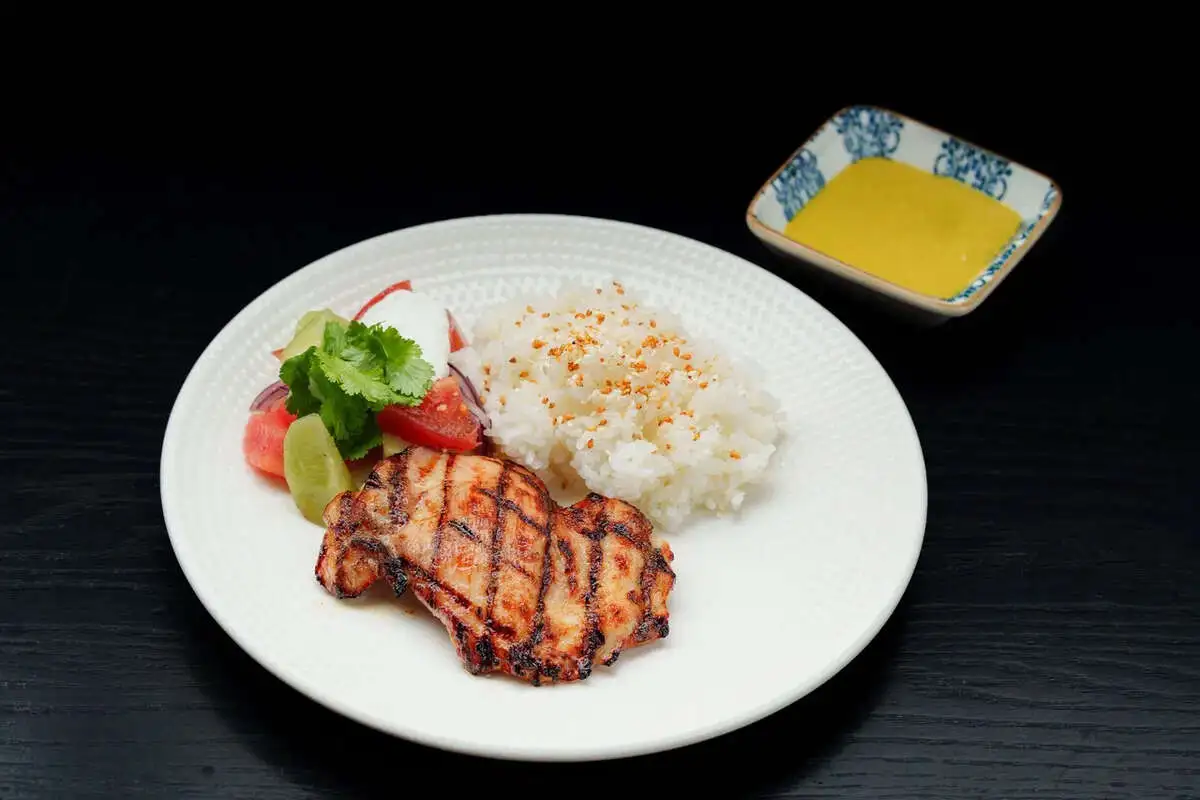 Курица карри с рисом