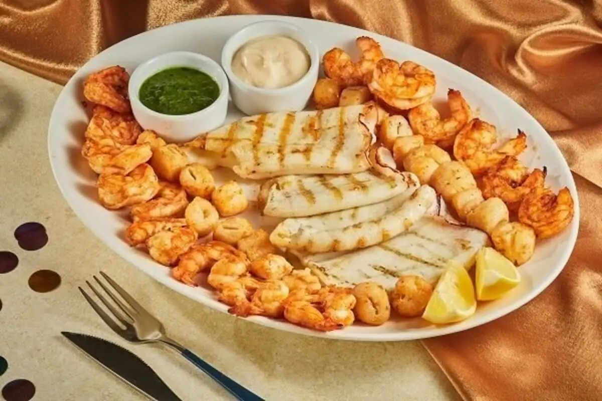 Гриль-ассорти морепродуктов