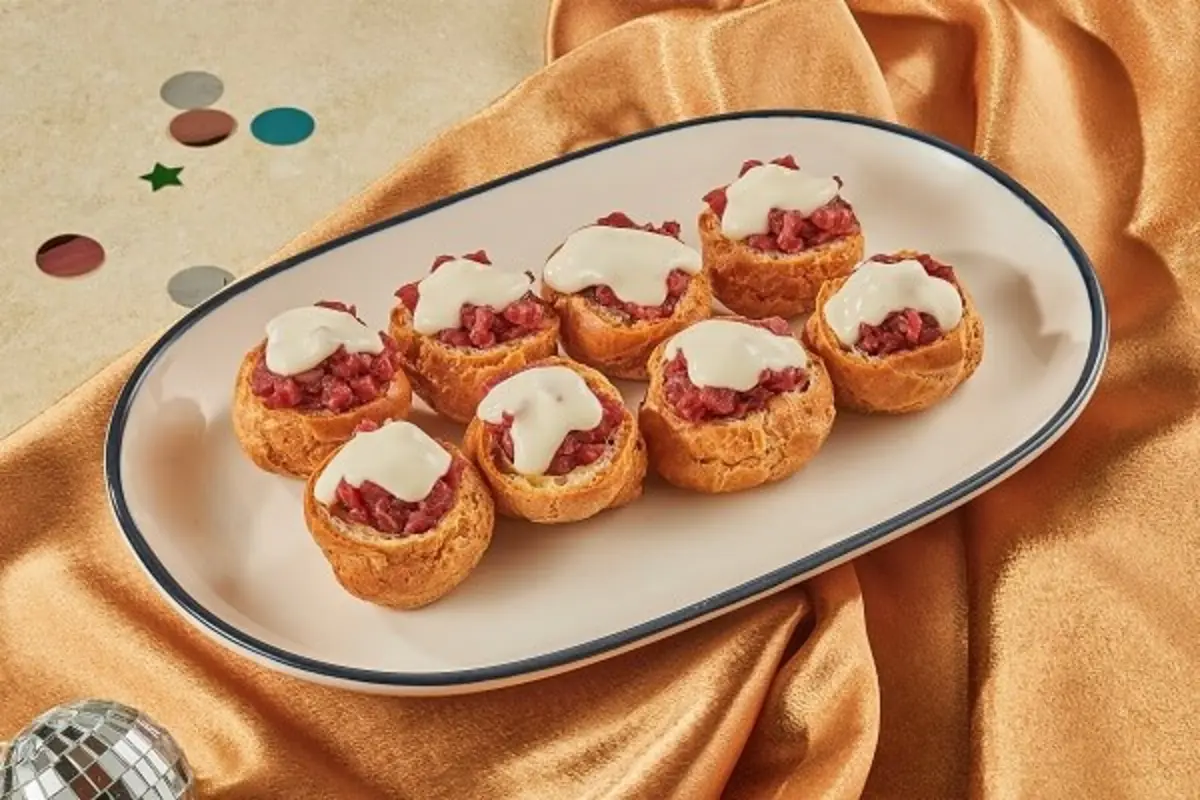 Гужеры с тартаром из телятины