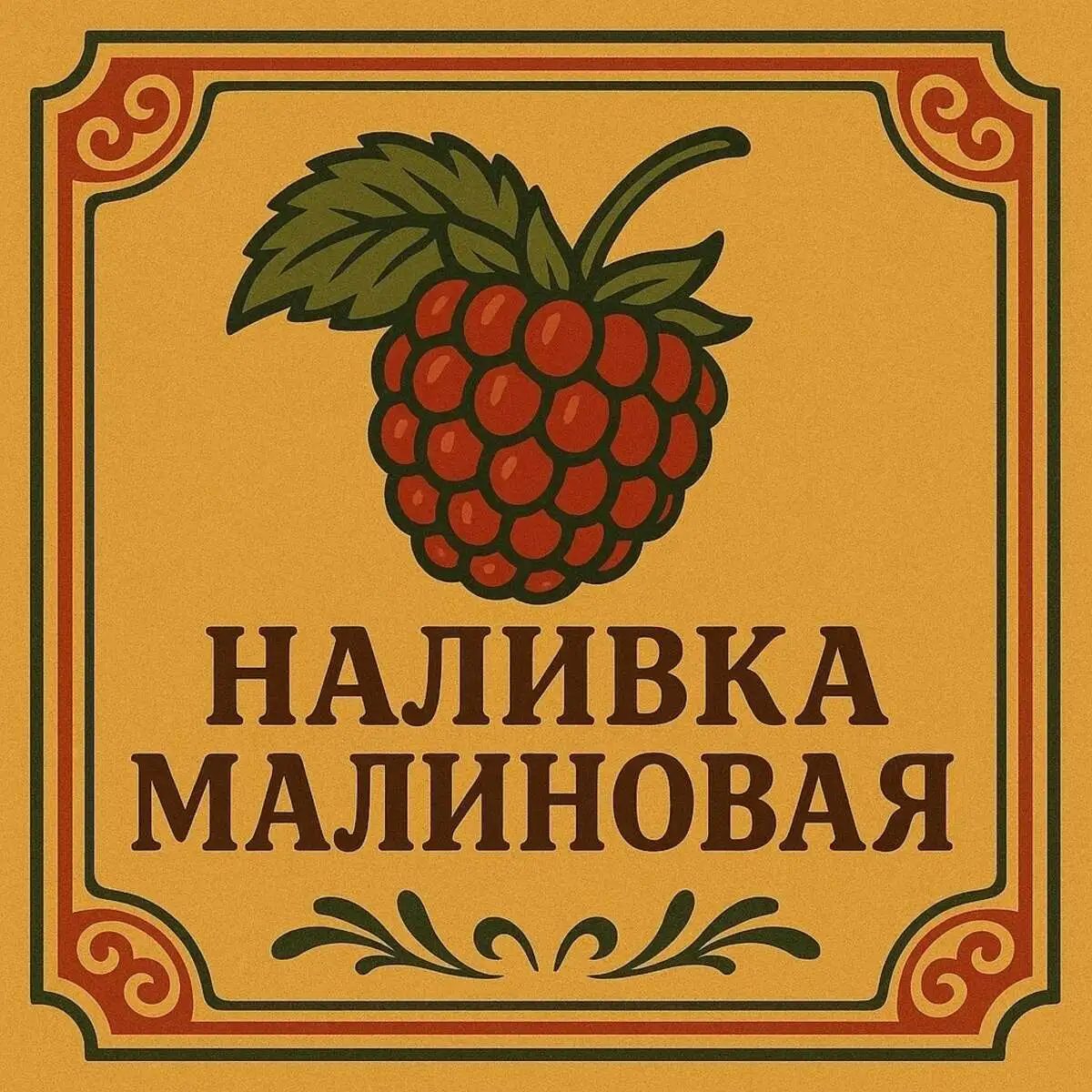 Наливка Малиновая 