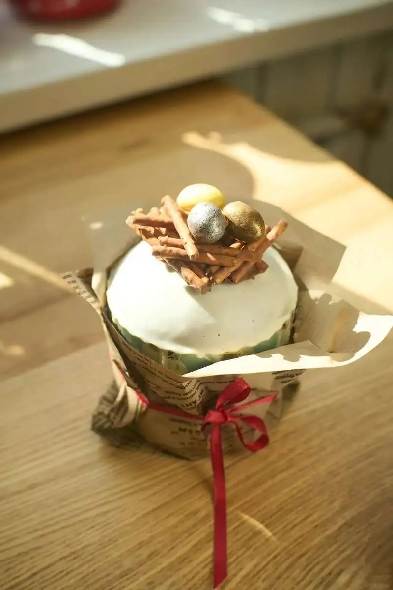 Бабулин Кулич с двумя видами начинок 160 гр