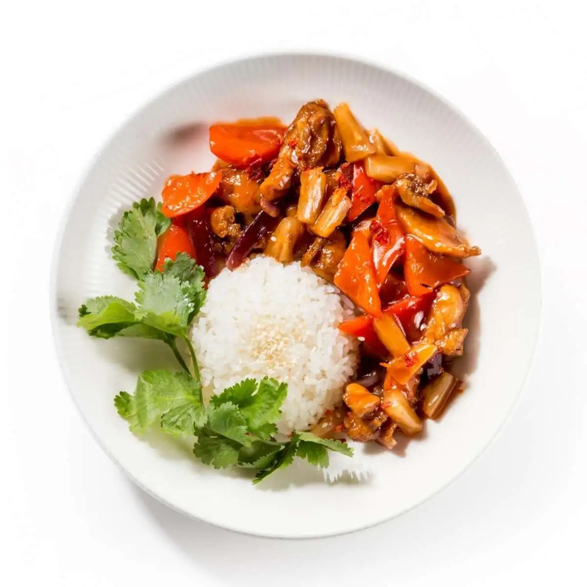 Цыплёнок в кисло-сладком соусе