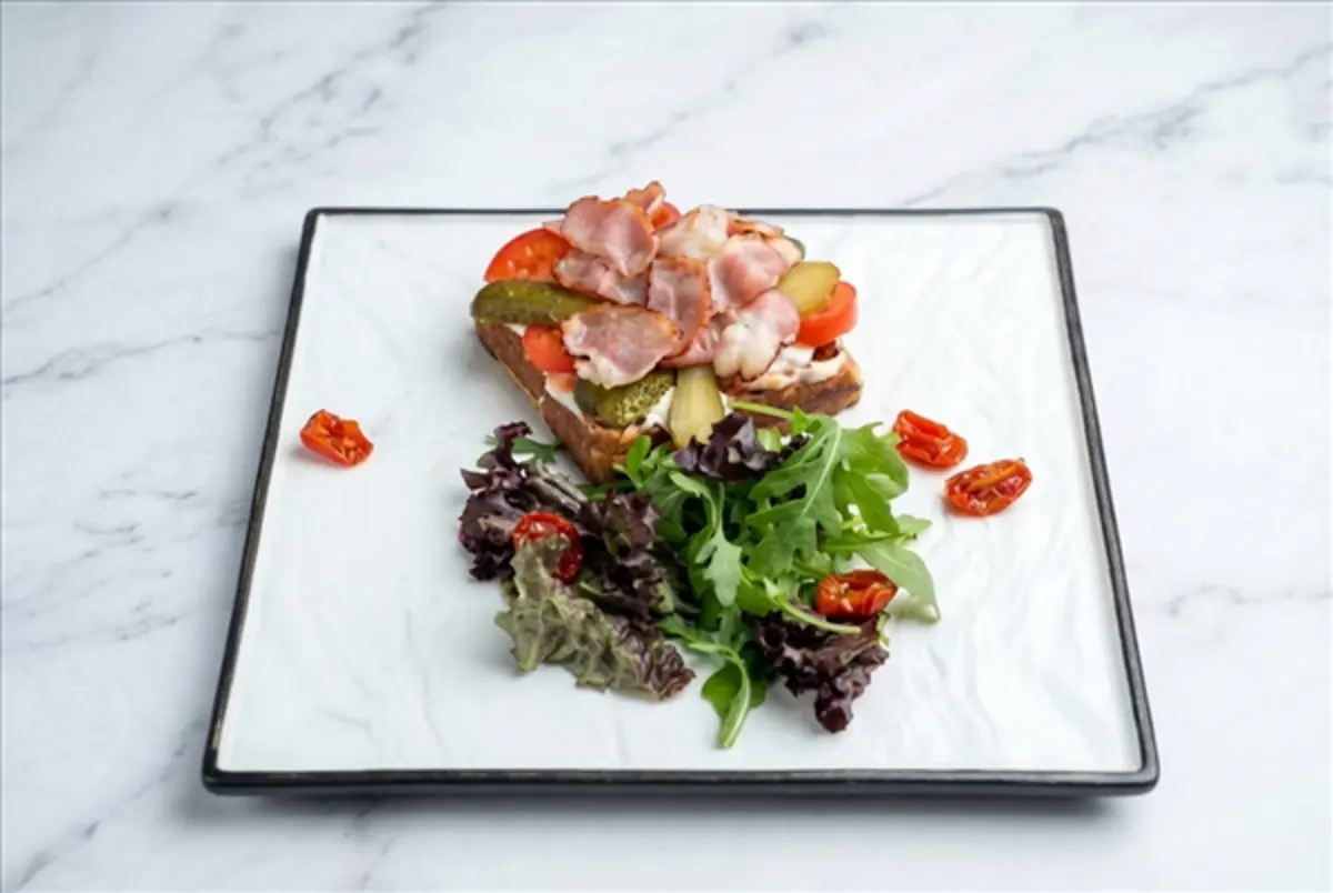 Сырные вафли с беконом 