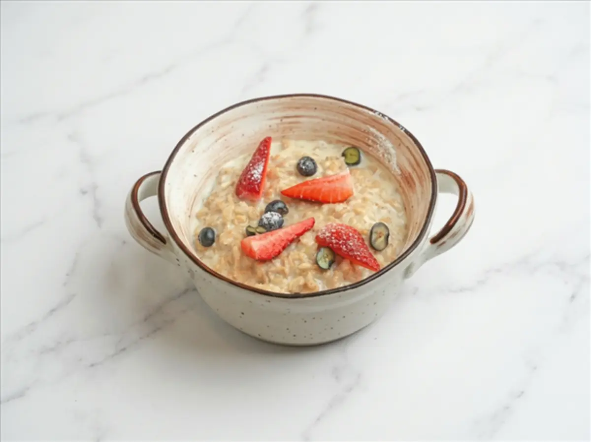 Каша овсяная на молоке