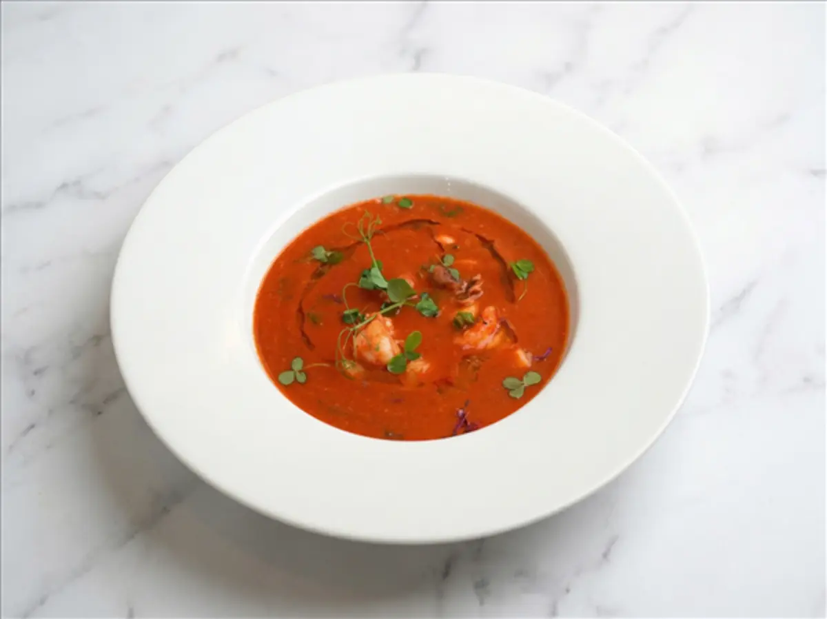 Суп с морепродуктами