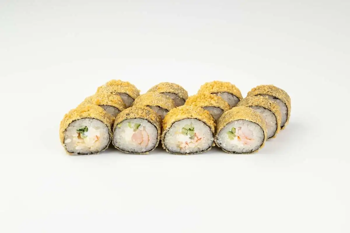 Сет роллов "Тандем в темпуре" (Кани темпура, Эби темпура)