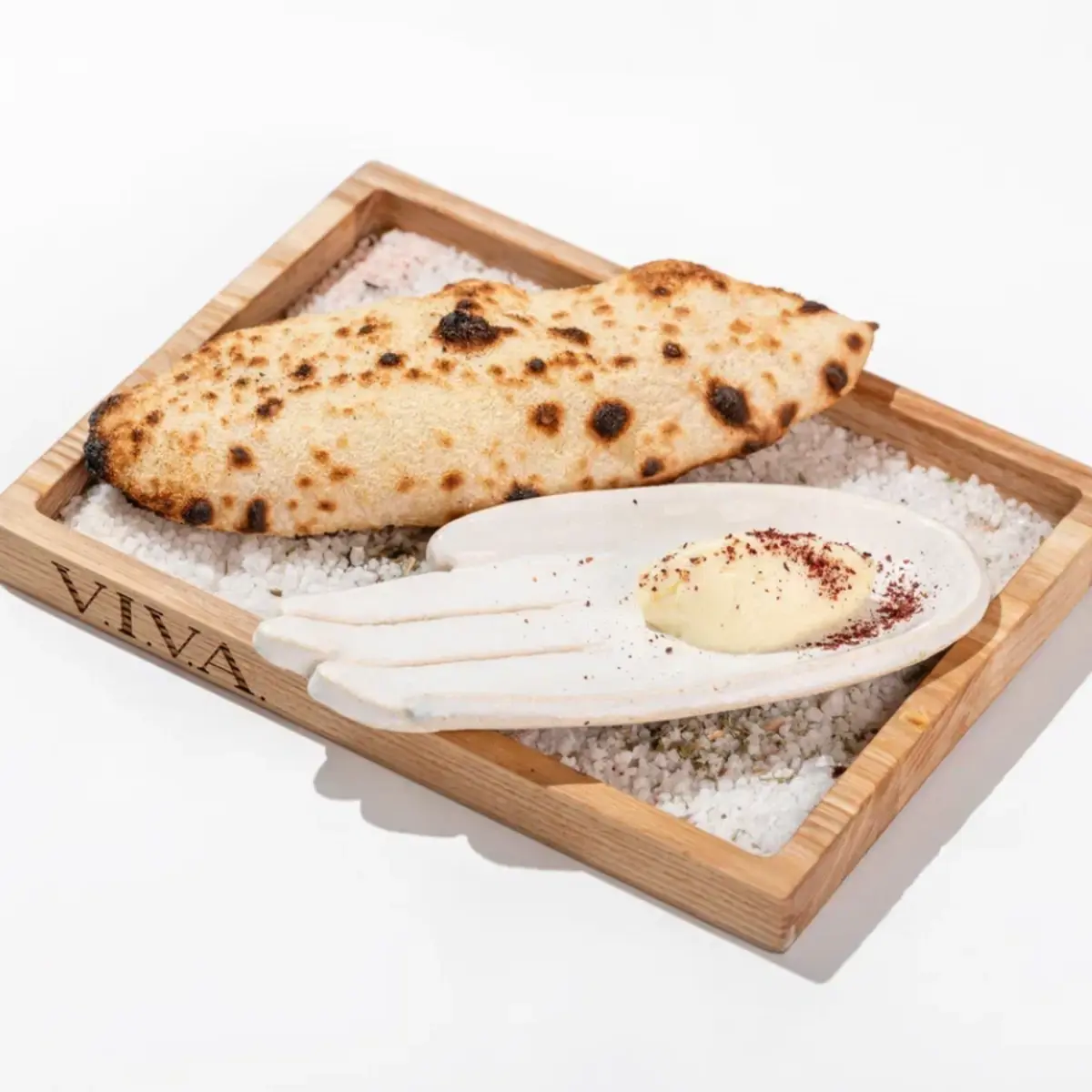 Лепешка со сливочным маслом