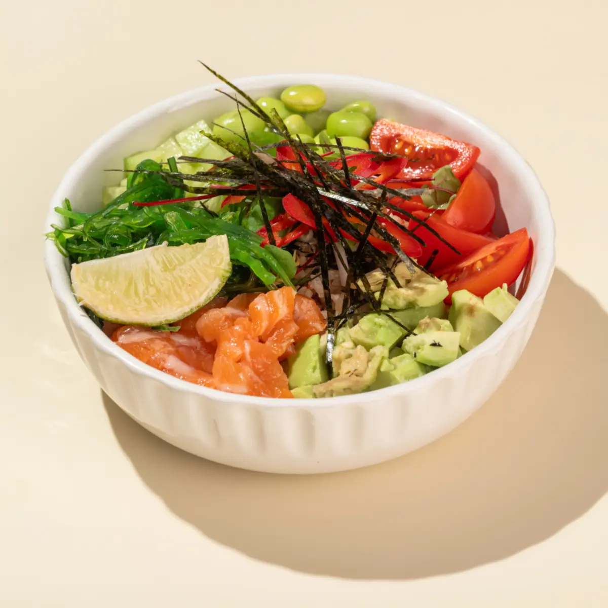  Поке с лососем