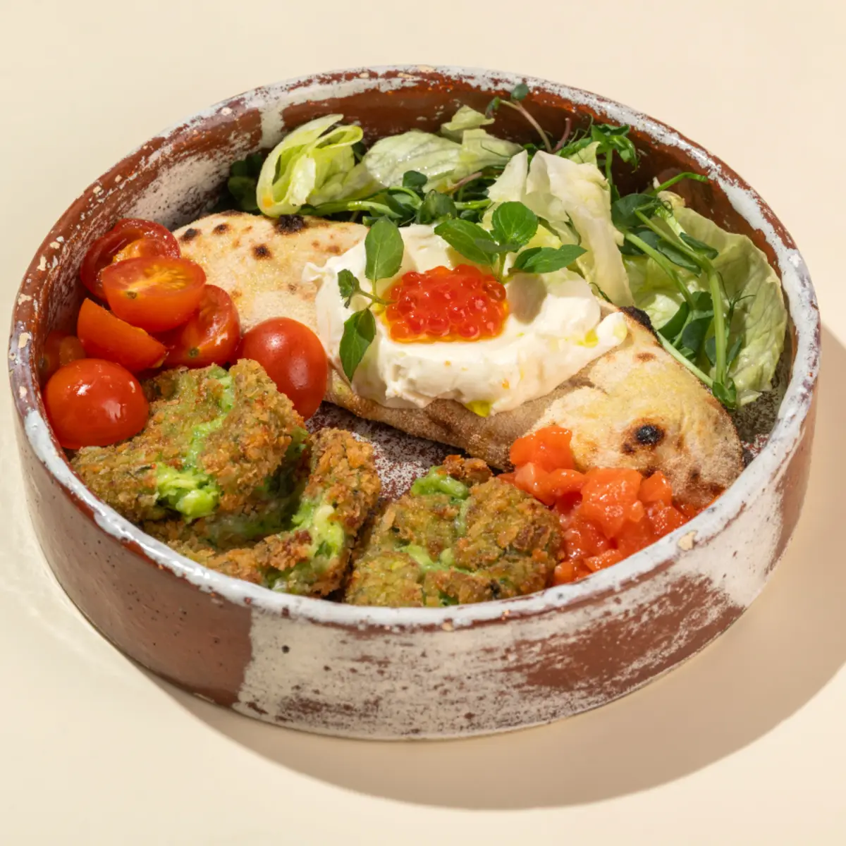 Драники из цукини с форелью