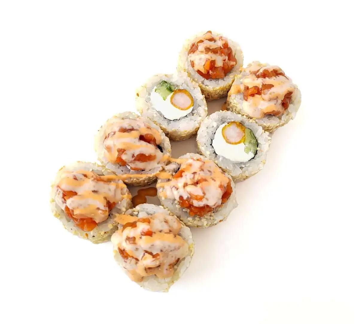 Башня лосось с креветкой (средний)