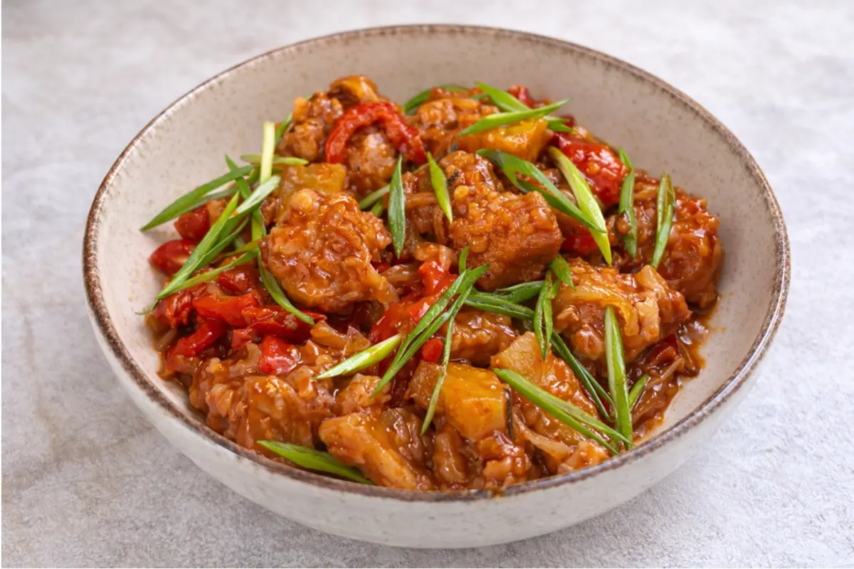 Свинина в кисло-сладком соусе