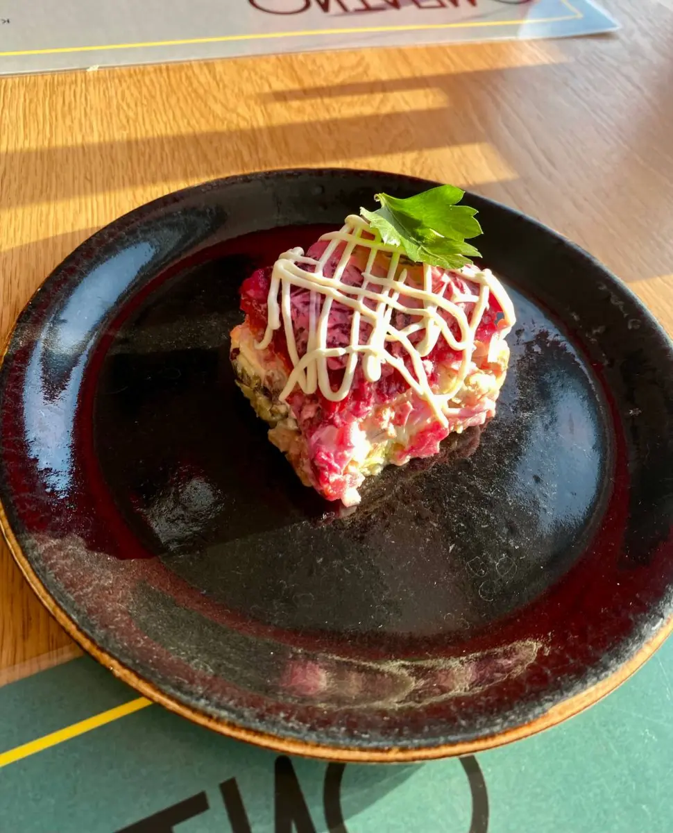 Салат Сельдь под шубой, 120 г