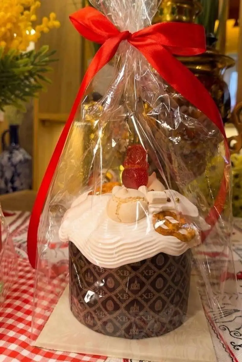 Кулич Творожный с бельгийским шоколадом малый