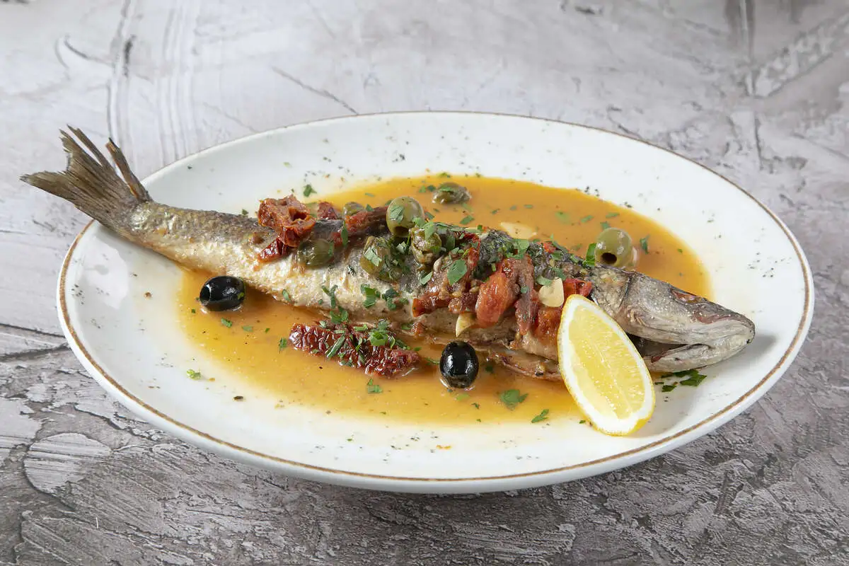 Сибас на гриле