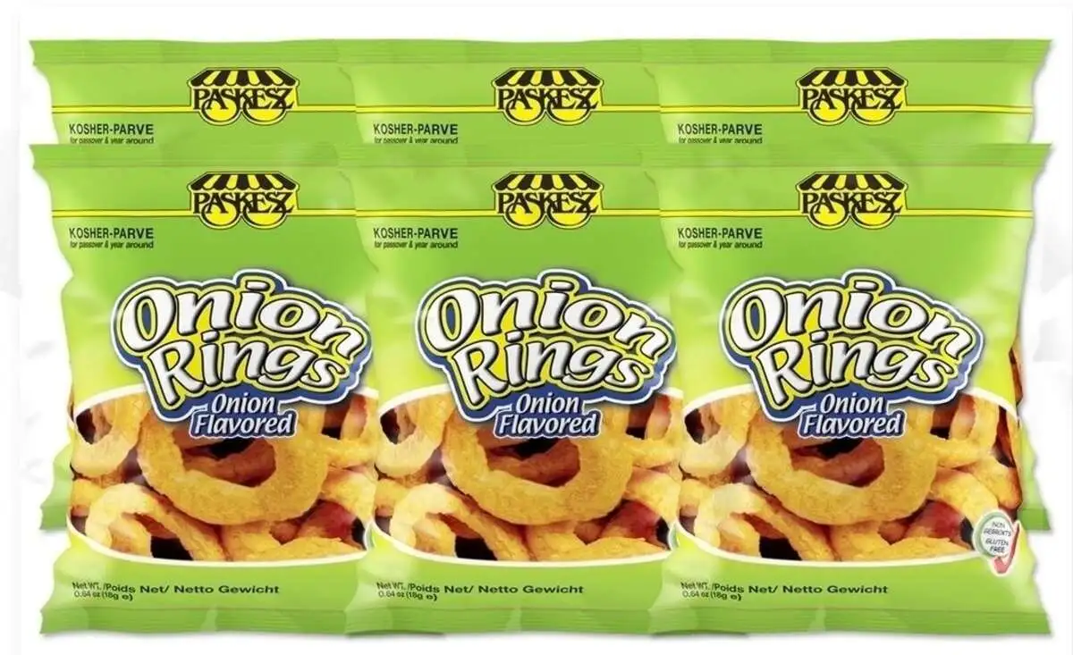Картофельные кольца Paskesz со вкусом лука 18 г