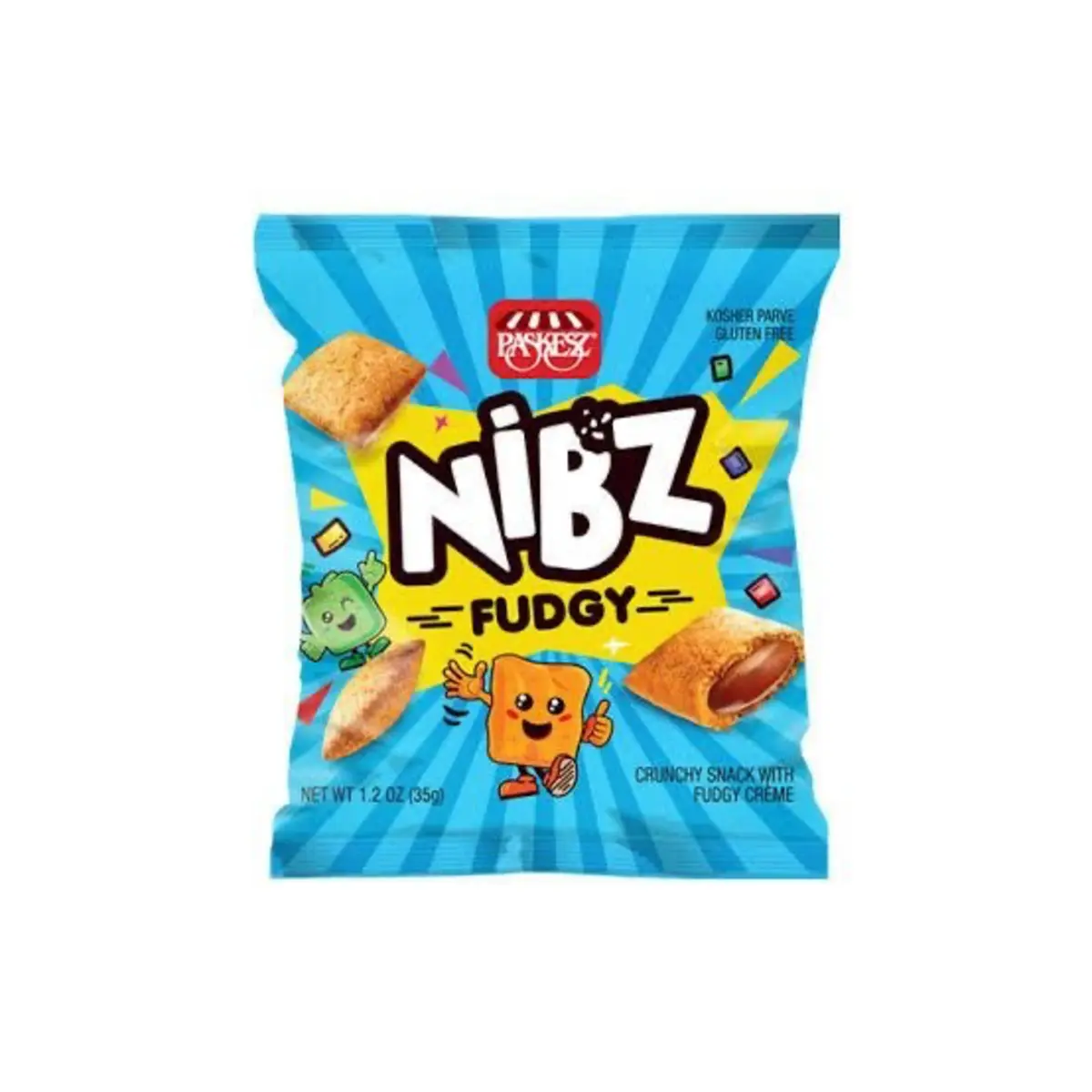 Снек подушечки Nibz с кремовой начинкой 35 г.