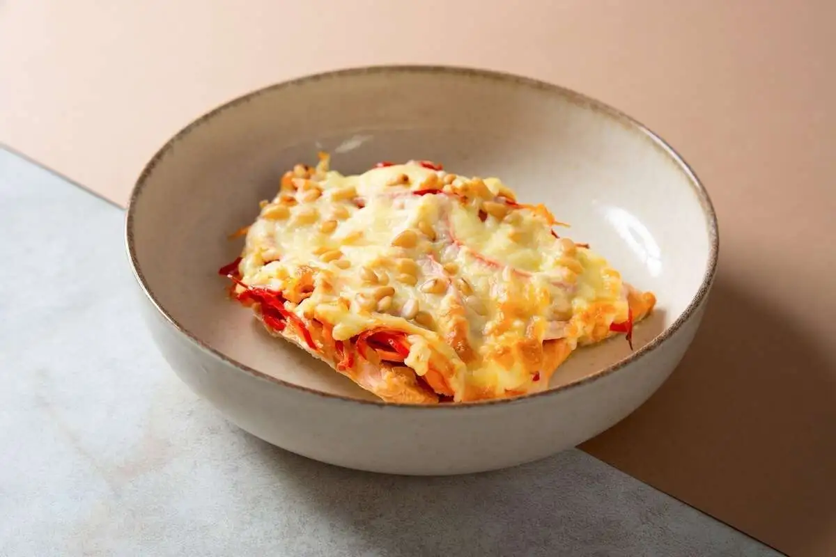 Горбуша запечёная с овощами