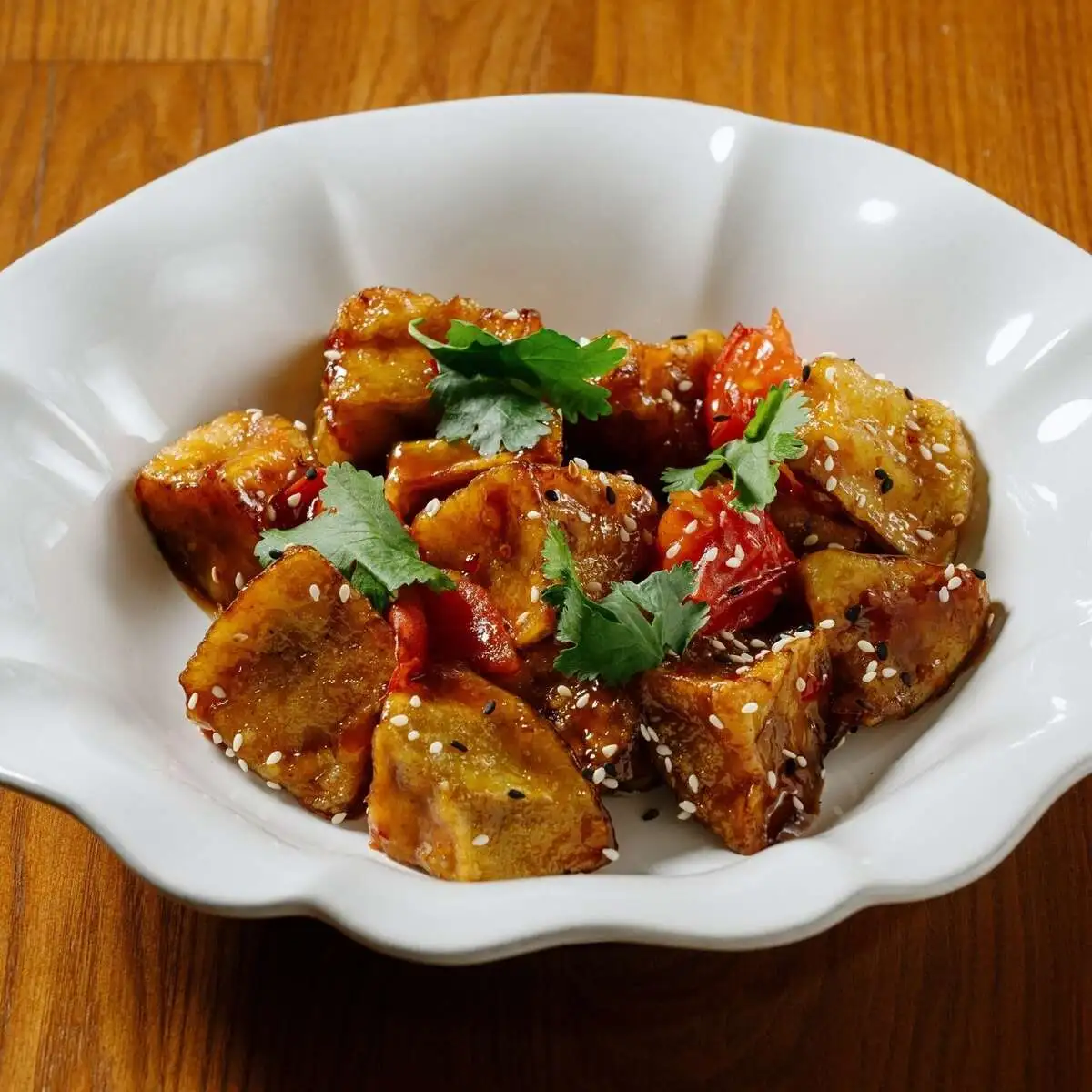 Закуска из хрустящих баклажан