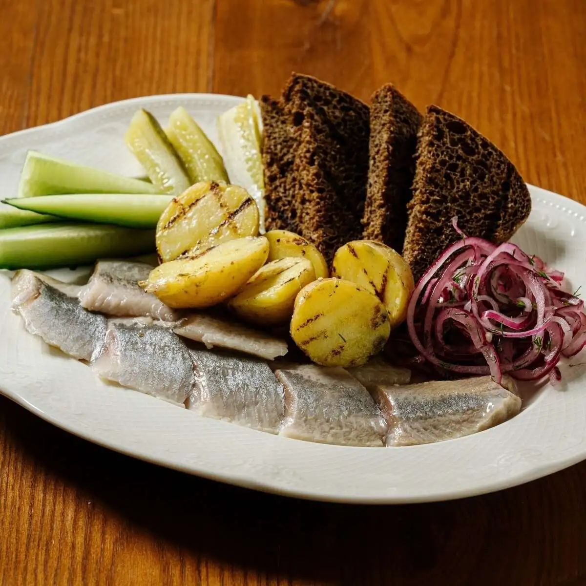 Сельдь с картофелем бейби