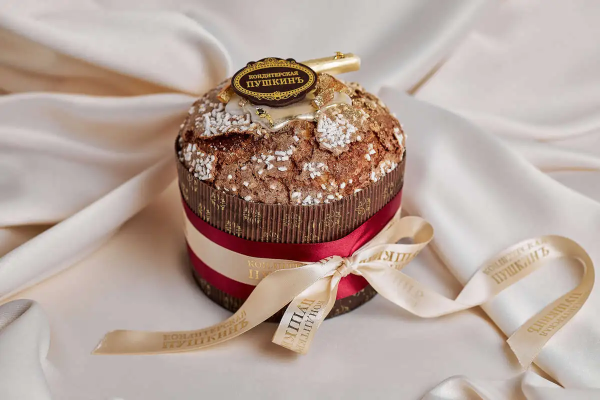 Панеттон кулич без изюма белый шоколад