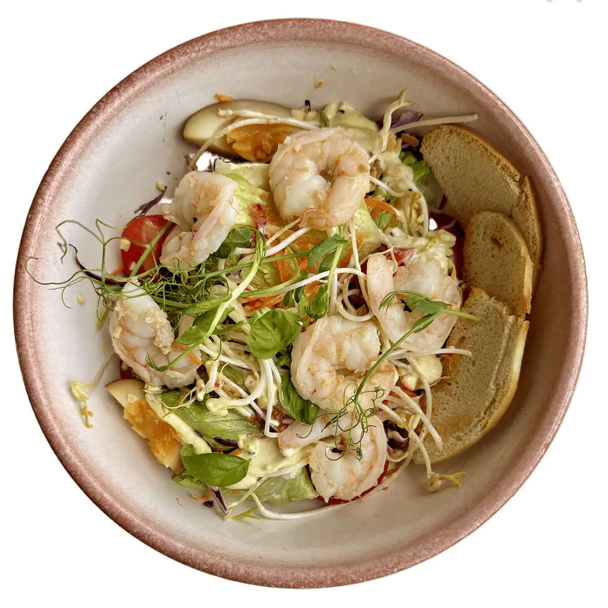 Цезарь по-азиатски С КРЕВЕТКАМИ