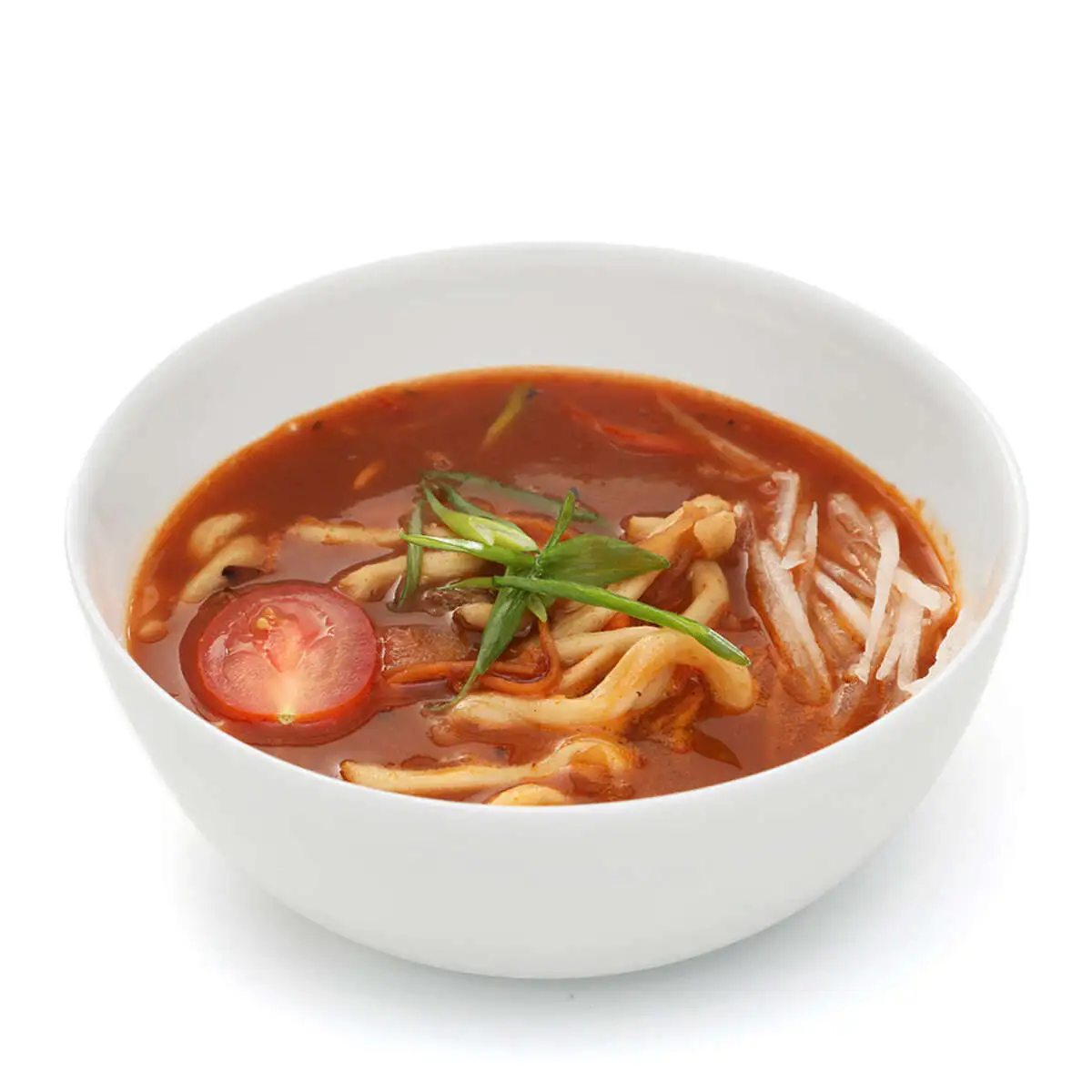 Красный острый суп 