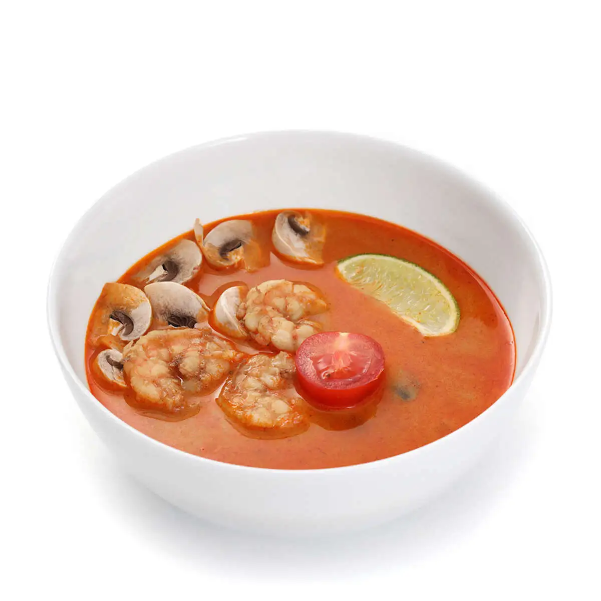 Суп том-ям китайский с креветками 