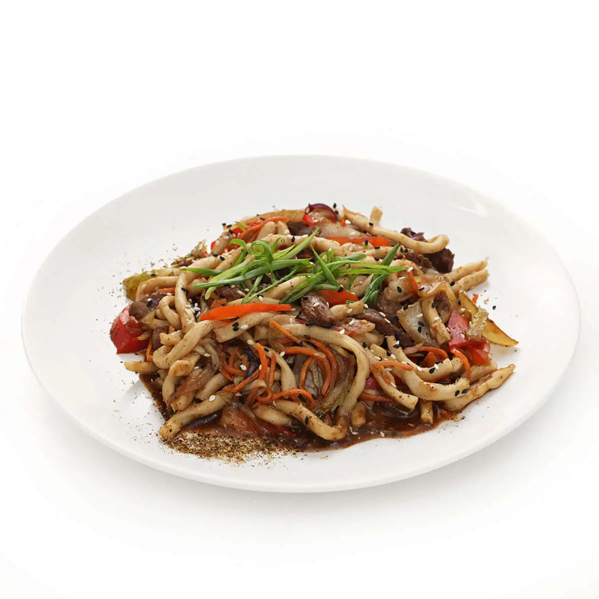 Вок с говядиной 