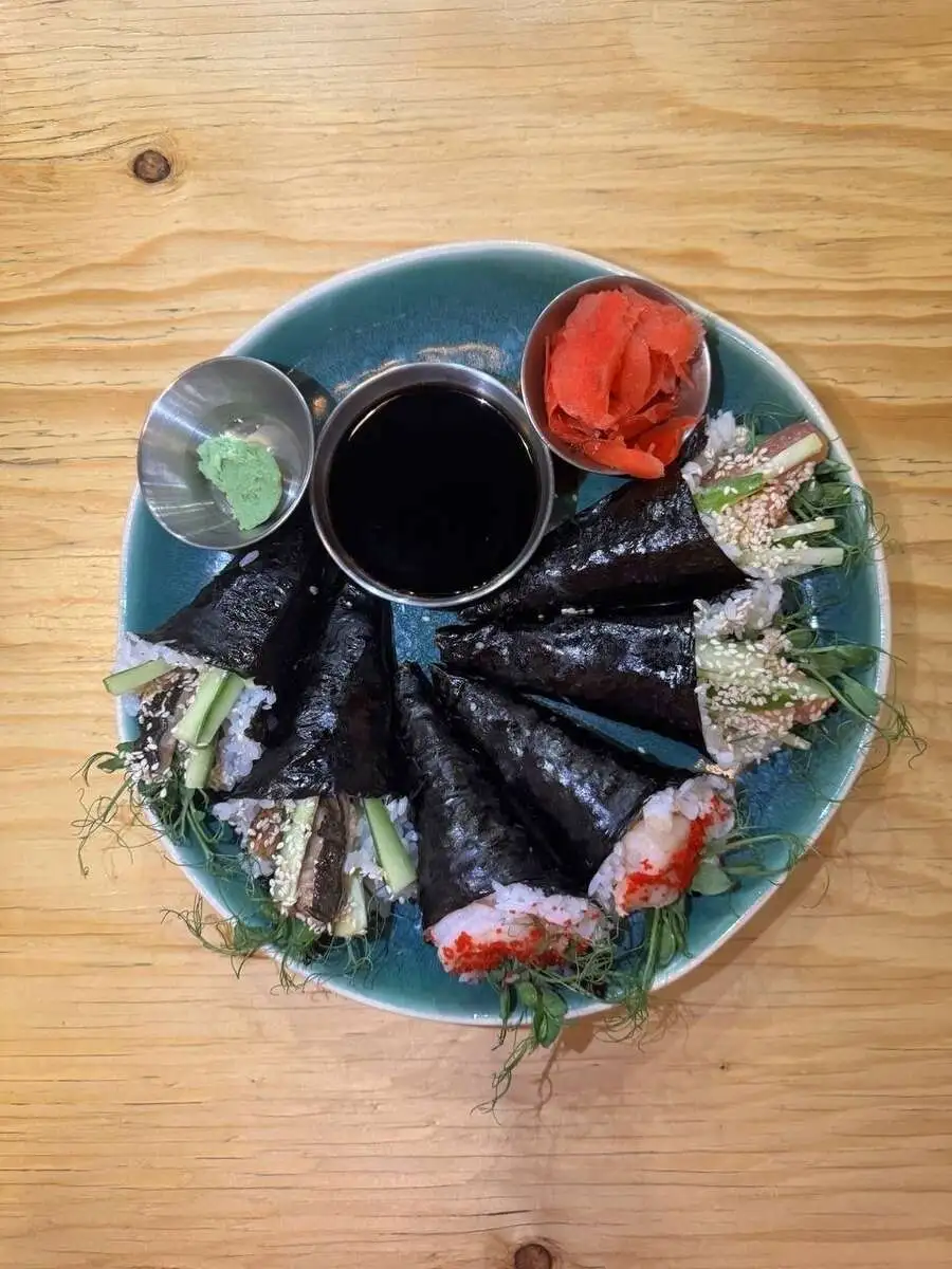 Тэмаки суши с креветкой