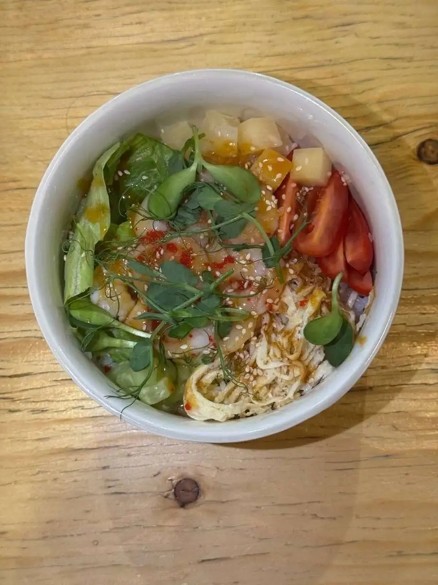 Боул с креветками