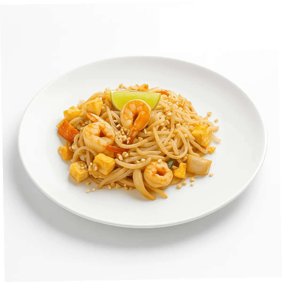 Пад тай с креветками