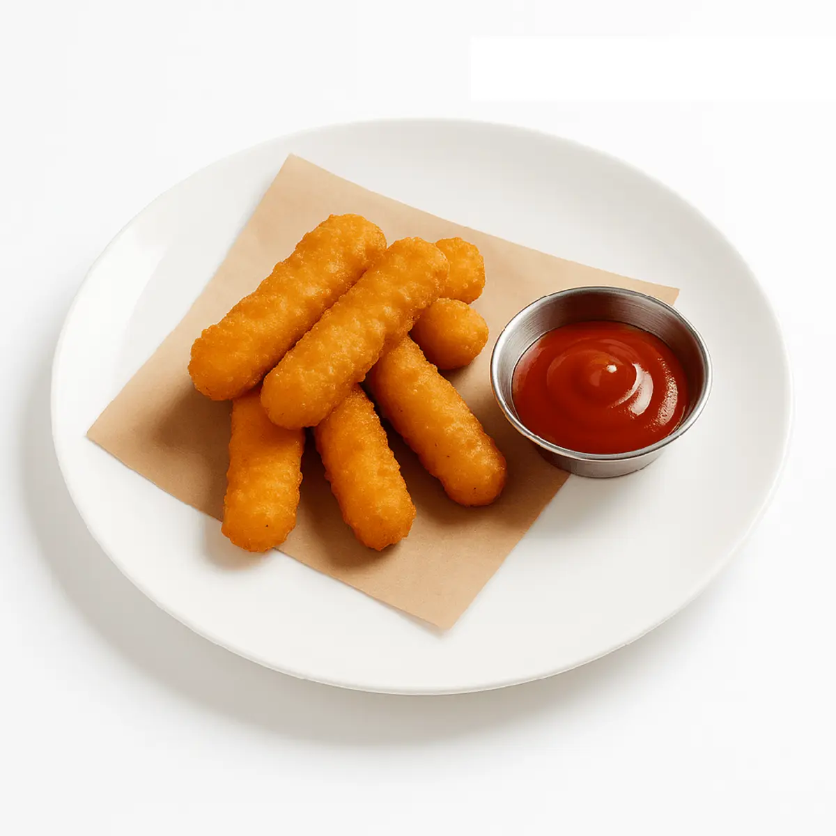 Сырные палочки с кетчупом 