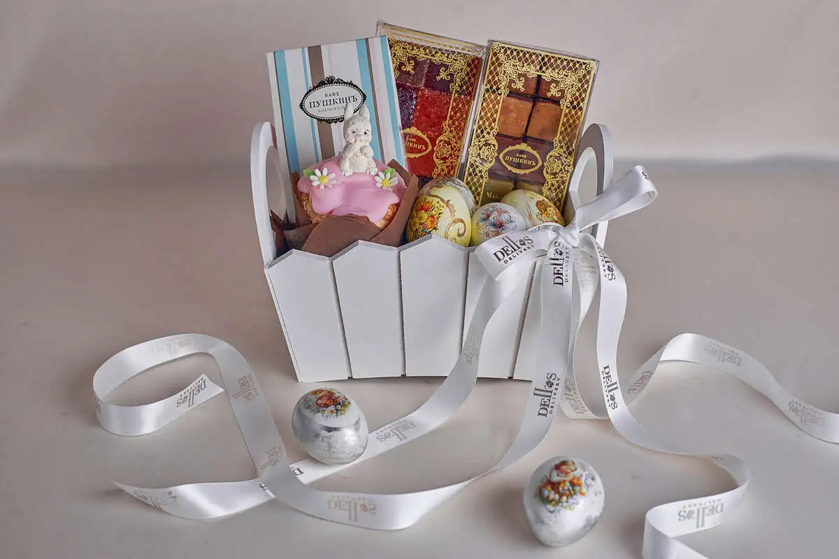 Подарочная корзина Детский пасхальный набор
