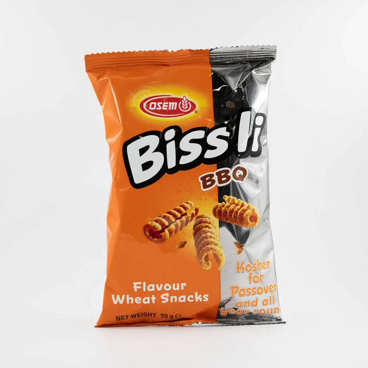 Снек Бисли со вкусом барбекю Пэсах 70гр "Osem"