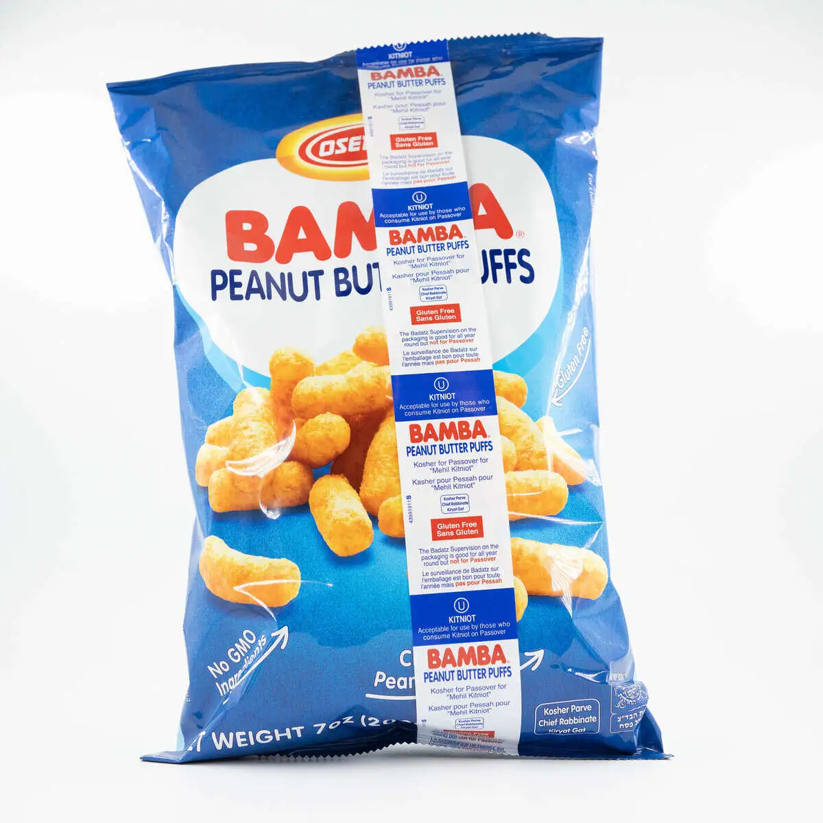 Кукурузно-арахисовые палочки  "Bamba" 200 гр "Osem" Песах