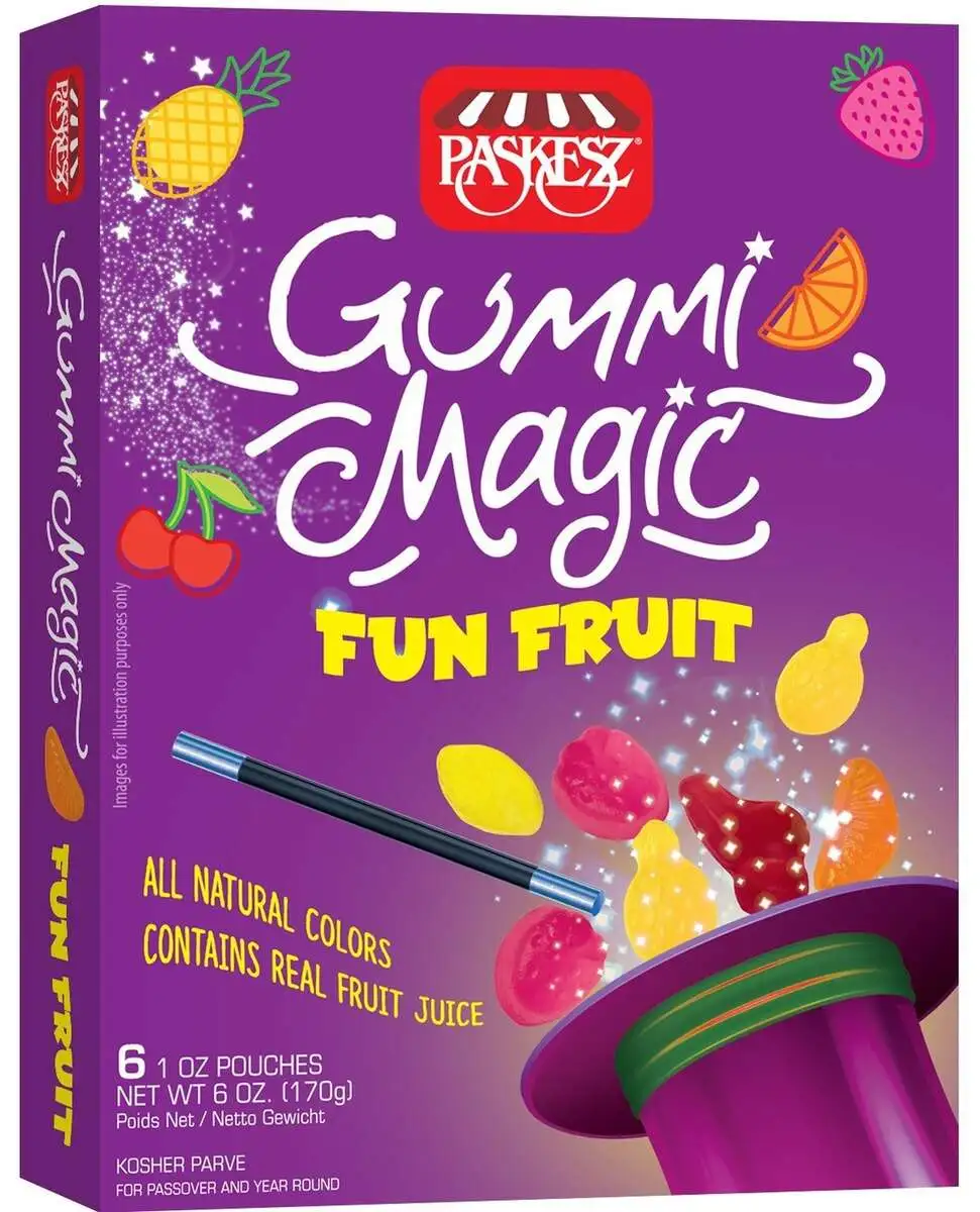 Мармелад Gummi Magic Веселые фрукты 170 г. (ПЕСАХ)