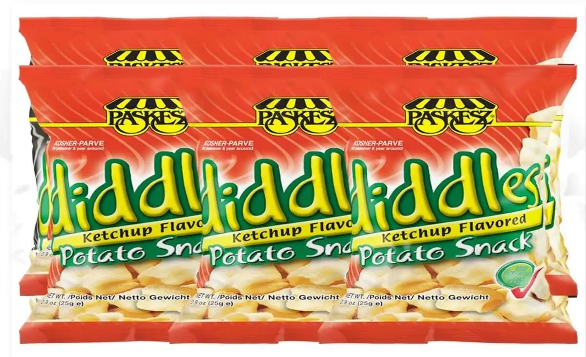 Картофельные чипсы Paskesz со вкусом Кетчупа. 8 x(6 x25 г.) (ПЕСАХ)