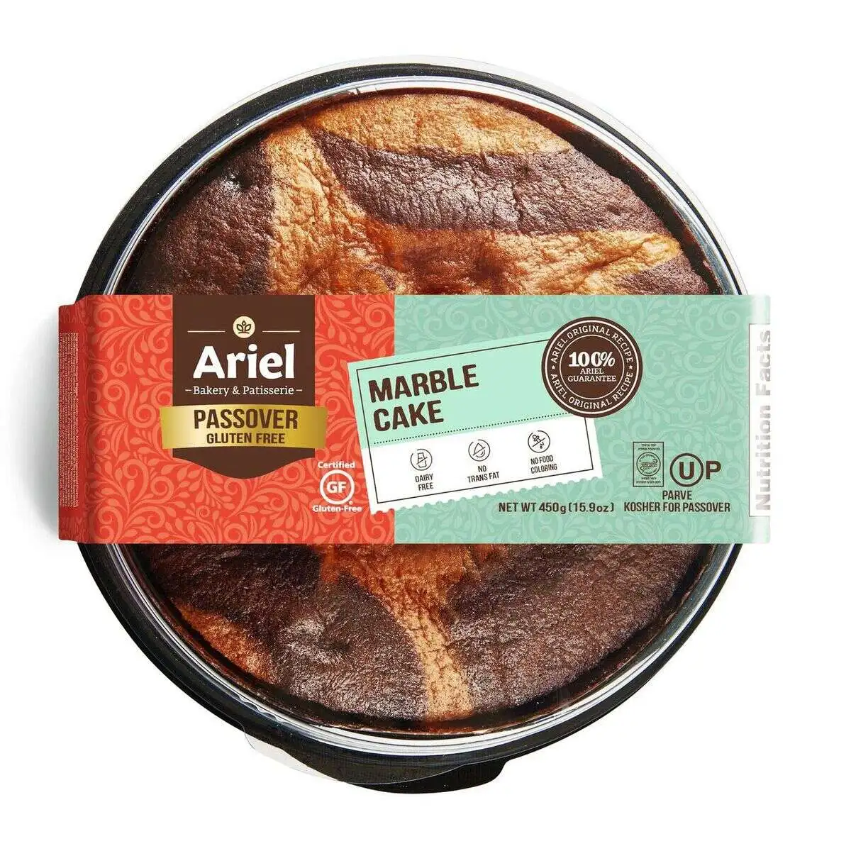 Мраморный ТОРТ Круглый Ариэль 450 г