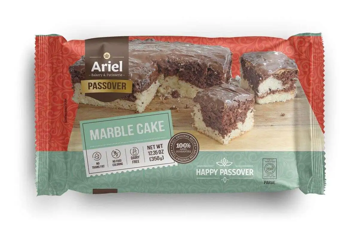 Мраморный ТОРТ Прямоугольный Ариэль 350 г